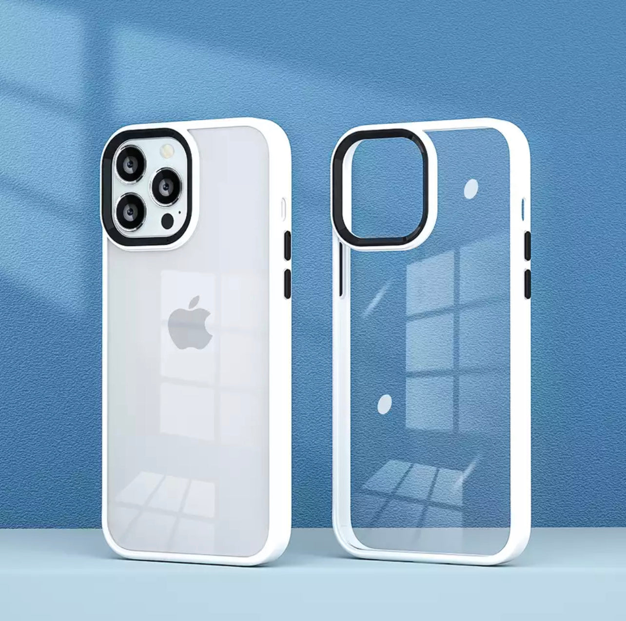 Premium Translucent Clear Hardshell TPU Rubber Borders Phone Case- for Apple iPhone 14 Series - Super Savings Technologies Co.,LTD Premium Translucent Clear Hardshell TPU Rubber Borders Phone Case- for Apple iPhone 14 Series - Super Savings Technologies Co.,LTD